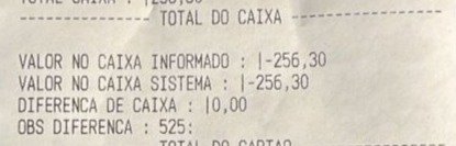 Conferência do Caixa