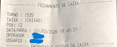 Identificação do Fechamento